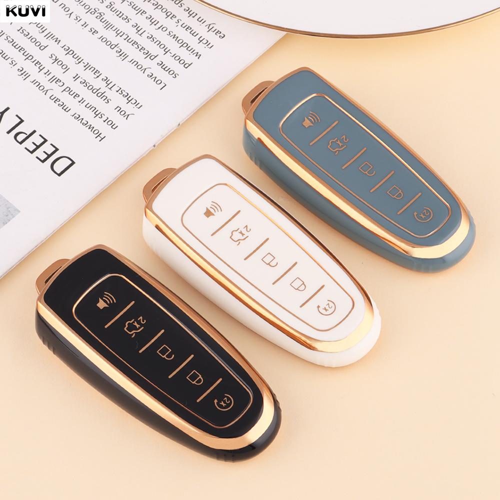 5 Buttons Tpu Car Key Case Cover For Ford Explorer Edge Escape Flex Taurus 2011 2012 2013 2014 Remote Smart Holder Fob