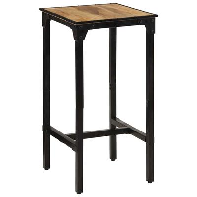 Vidaxl Bar Table, 60X55X107 Cm, Raw Mango Wood