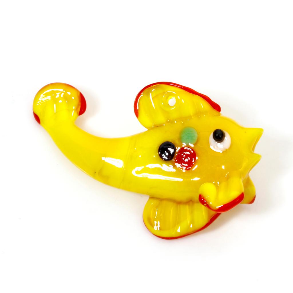 1PCs 3D Lampwork Ocean Charms For Jewelry Making Tropical Fish Animal Tiny Statue Ornaments Aquarium Decor DIY Necklace Pendant