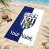 Albion FC Custom Name Beach Towels Also Serve As Bath Towels Summer Essential a Musthave for the Outdoors the Beach and the Pool