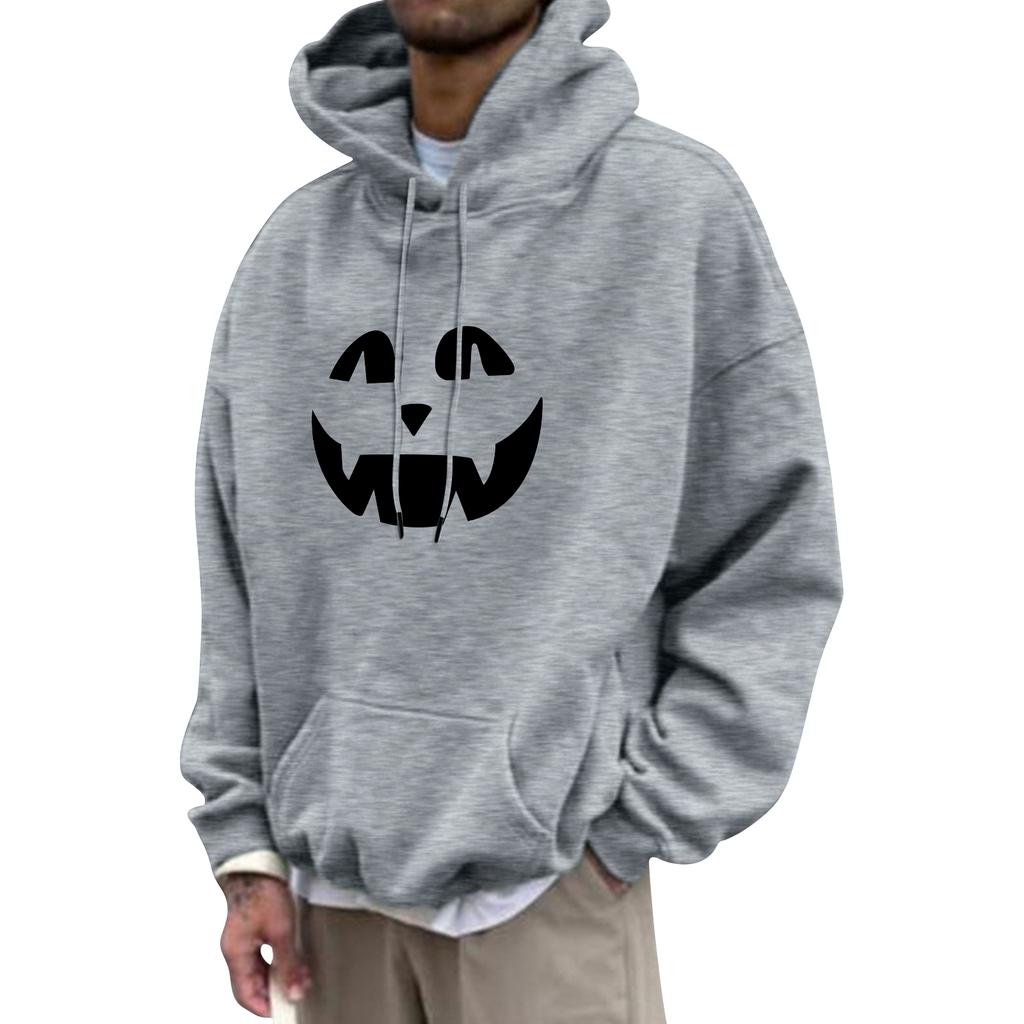 Unisex Casual Fashion Top With Drawstring Hoodie And Printed Sweatshirt