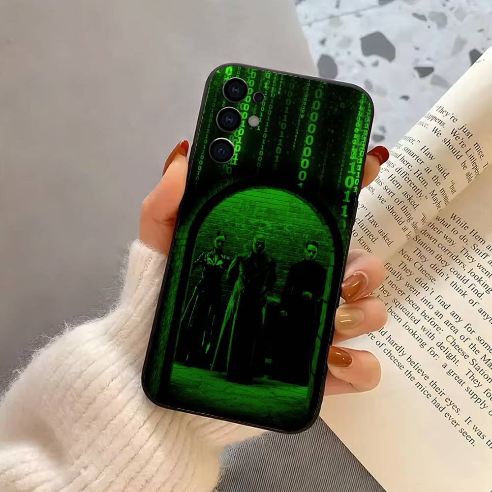 

COOL Hacker The M-Matrix Phone Case For Samsung S25,S24,S21,S22,S23,S30,Ultra,S20,Plus,Fe,Lite,Note,10,Black Cover Samsung S30Ultra5G
