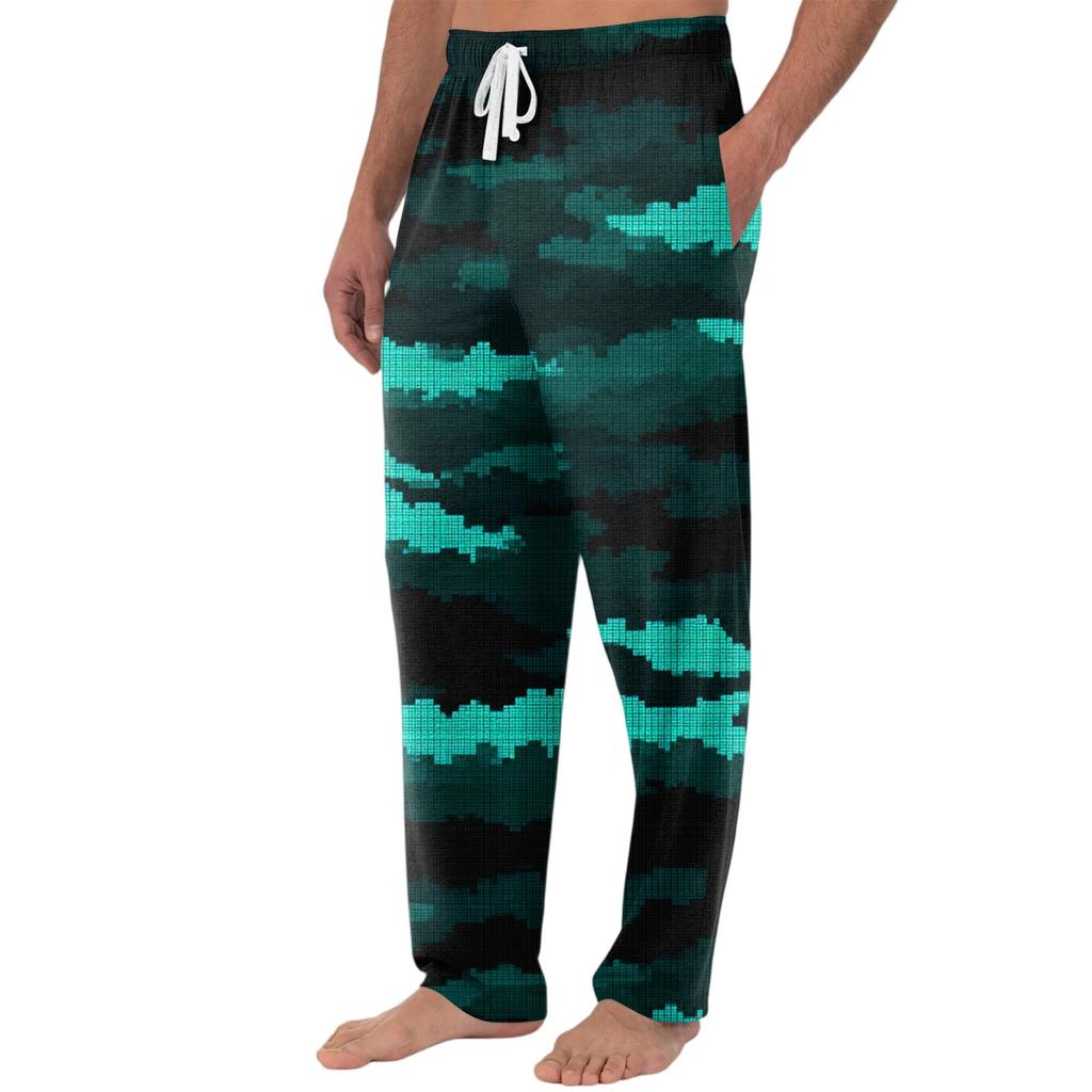 Ανδρικό Πλεκτό Μόδα Print Τσέπη Casual Παντελόνι Παντελόνι Πιτζάμας