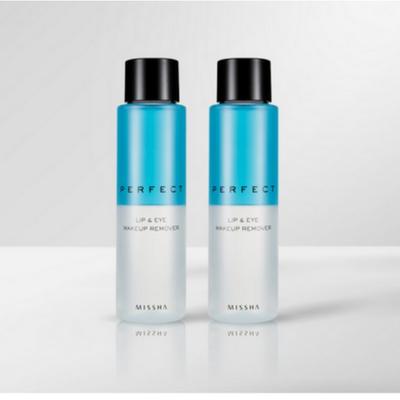 MISSHA Perfect Lip&Eye Makeup Remover 155ml 2pcs