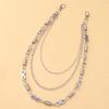 Hip Hop Metal Waist Chain For Men Women Streetwear With Lobster Clasp 50cm