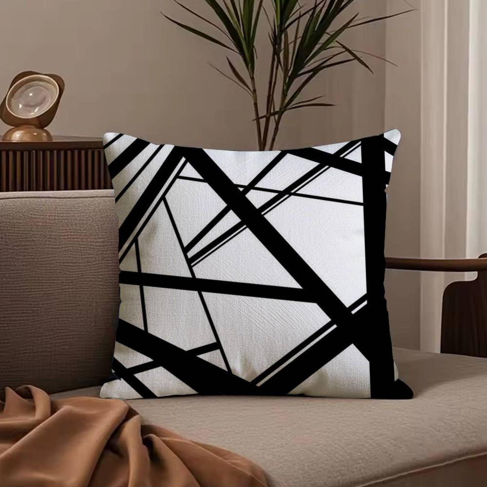 

Rock Band Van H-Halen Pillow Case Anti-dustmite Pillowcase Invisible zipper silky short plush Sofa cushion cover 30cmx30cm