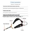 Adjustable Leather Double Shoulder Saxophone Strap for Alto, Tenor & Soprano - Suitable for Adults & Children