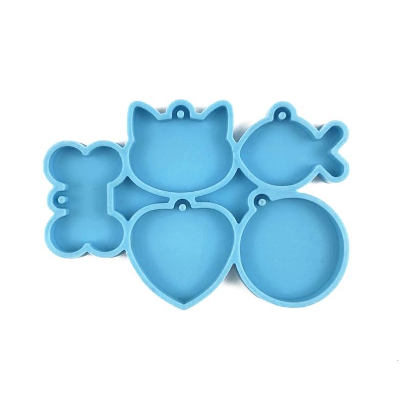 

Pet Dogs for Tag Resin Mold Crafts Keychain Silicone Mould UV Epoxy Mold Handmade Jewelry Pendant Resin Casting