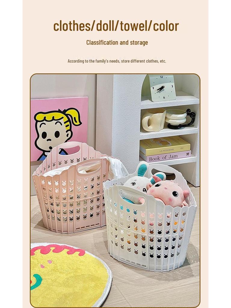 Foldable Wall-Mounted Bathroom Laundry Hamper