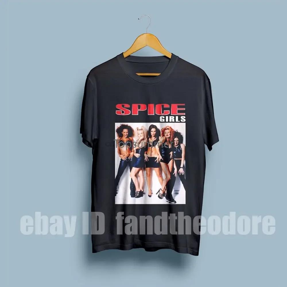 

Spice Girls Pop Girl Band 90S Classic Poster Menblack T-Shirt S-Xxxl Printed Style Tees Male Top Fitness Brand Clothing - Men... S разноцветный