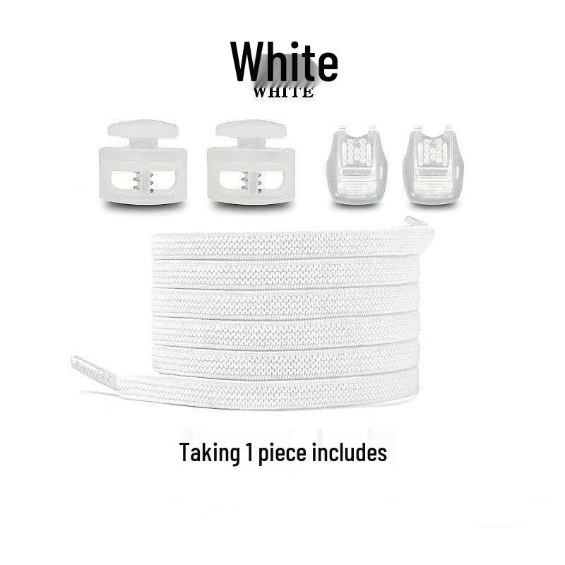 Colorful No-Tie Elastic Shoelaces with Pig Nose Buckle for Kids