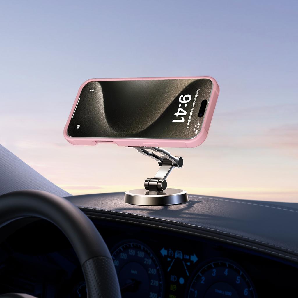 GW20 Für iPhone 16 Pro Hülle Kompatibel mit MagSafe Skin-Touch TPU+PC Ständer Handyhülle