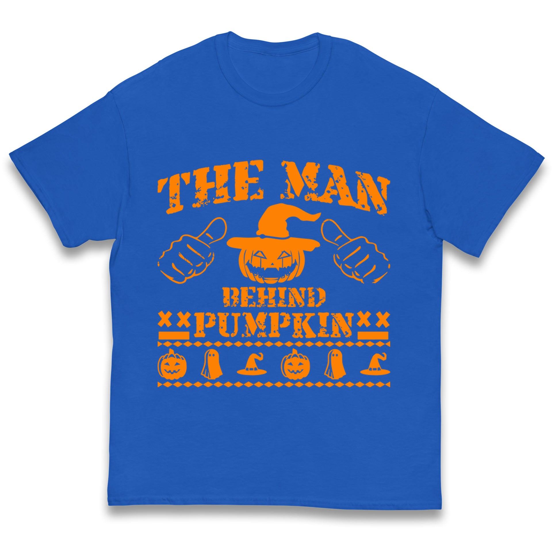 The Man Behind Pumpkin Halloween Kids T Shirt 120