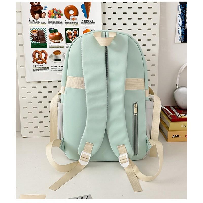 2025 New Japanese Backpack Simple Casual Korean Large Capacity Fresh Sweet Junior High School Student Schoolbag