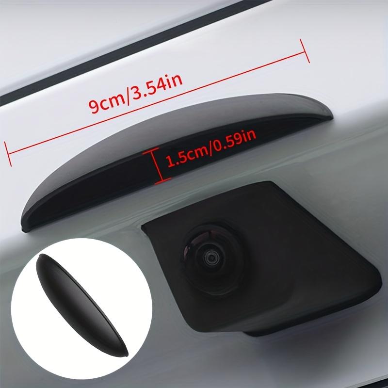 Car Rearview Camera Rain Shield Heavy-Duty ABS Waterproof Windproof Cover with Wide Base Design Compatible with SUV Sedan Truck