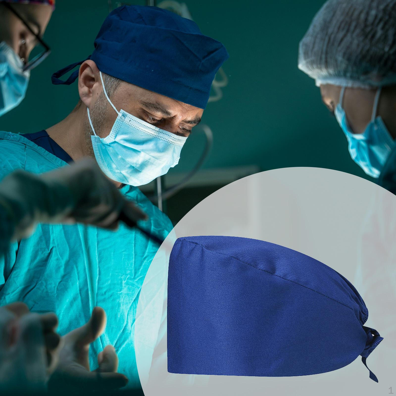 

Scrub Cap Adjustable Unisex Nurse Hat for Pet Grooming Beauty Center SPA Workers