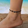 Bohemian Multilayer Rice Bead & Shell Anklet Set