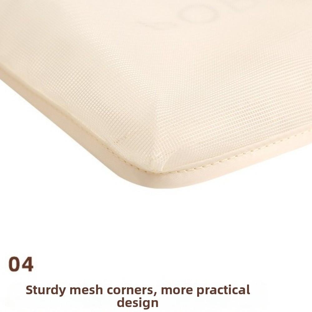 Mesh Pockets Hanging Storage Bag Twill Fabric Wardrobe Organizer Wardrobe Storage