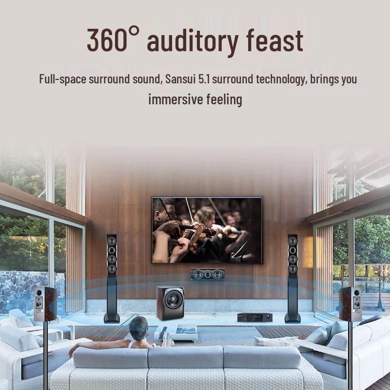 SANSUI F8 5.1ch Wireless Home Theater KTV Audio System CN Plug (adapter Included)
