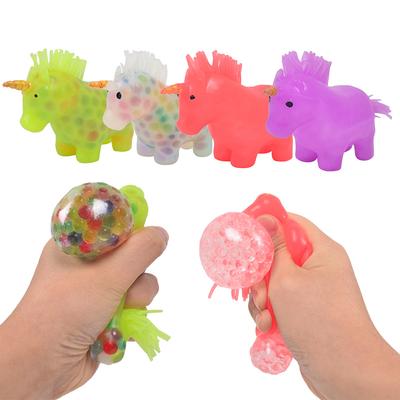 Stress Balls Toy Heal Your Mood Squeeze Toy Stress And Anxiety Relief Unicorn Ball Toy Colorful Gel Water