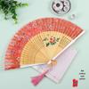 Traditional Chinese Folding Fan for Women and Children - Portable, Small, Perfect for Hanfu, Qipao, Dance, and Summer Use