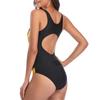 New Female Plus Large Size One-Piece Swimsuit Closed Swimwear Sports Push Up Body Women's Swim Bathing Suit Beach Pool Bather