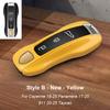 Solid Color ABS For Porsche Panamera Macan 718 Taycan 911 Cayman Boxster 971 Remote Smart Car Key Case Cover Car Accessories