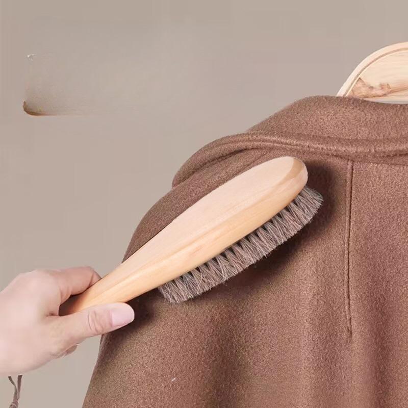 Cashmere Wool Special Care Brush Soft Bristle Clothing Grooming Tools for Sweater Depilling and Daily Garment Care