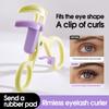 Eyelash Curlers No Pinching Portable Frameless Eyelash Curler Natural Long-Lasting Curl Eyelashes Shaping Eye Makeup Easy To Use
