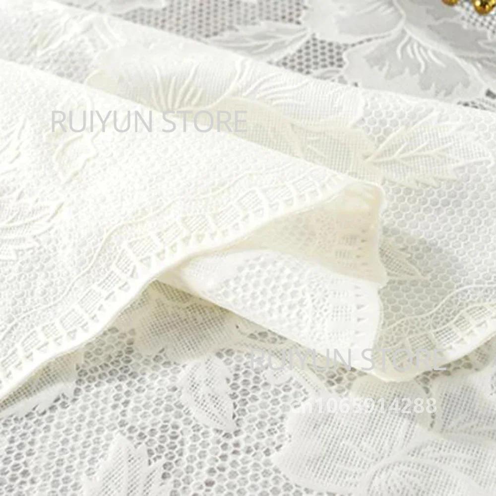 Round Table Cloth Pvc Waterproof Oil-Proof Tablecloth Tea Coffee Table Cover For Wedding Party Decor Diameter 152/180/200/210Cm