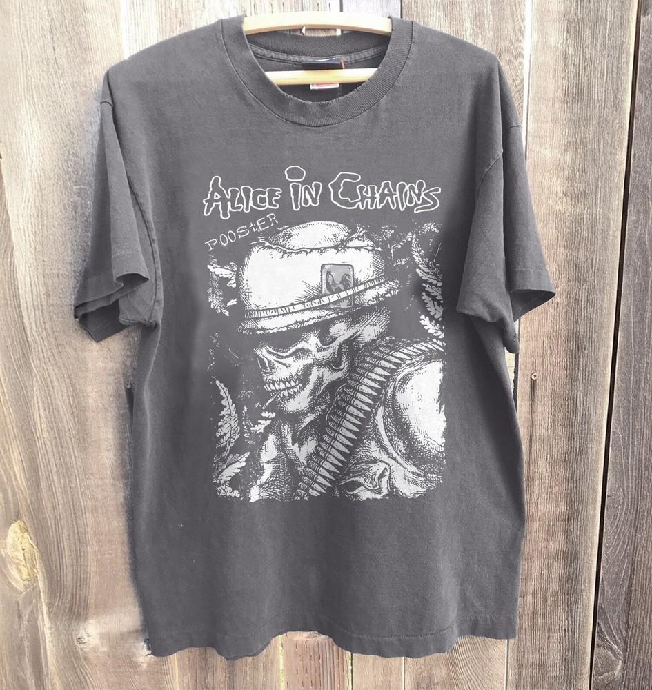 New Alice In Chains – Tripod American Rock Band Retro Charcoal Unisex TShirt Unisex T-Shirt M