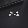 12pcs/lot Stainless Steel Zodiac Charms Horoscope Astrological Sign DIY Pendant for Necklace Bracelet Jewelry Making