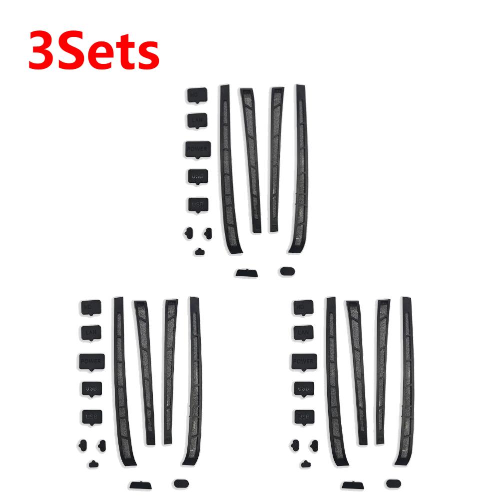 1-5PCS 12 in 1 Silicone Anti-dust Cover Dustproof Plug Dust Protector for PS5 Slim for PS 5 Slim Console Accessories Pack