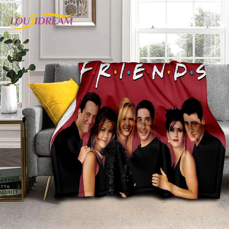 Classic Central Perk Friends TV Show Blanket,Soft Throw Blanket for Home Bedroom Bed Sofa Picnic Travel Office Cover Child Gift