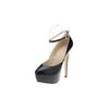 Women Sandals Pumps Sexy 14cm Extremely Thin High Heels Platform Peep Toe Stiletto Patent Leather Party Nighclub Wedding Shoes