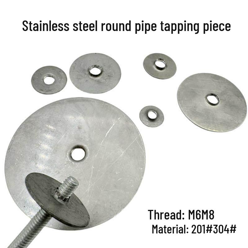 Stainless Steel Toothed Sealing Screw Gasket with Plug Head for Round Tubes
