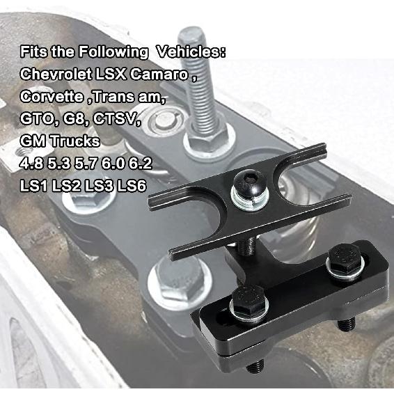 Valve Spring Compressor Tool, LS Series Valve Spring Removal Tool Kit,Compatible With Chevy GM Trucks 4.8 5.3 5.7 6.0 6.2 LS1 LS2 LS3 LS6