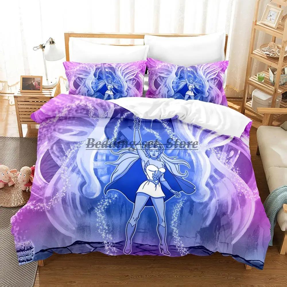 

Новый She Ra And The Princesses Of Power Постельное белье Single Twin Full Queen King Size Bed Set Спальня Пододеяльники Наборы Аниме 70x133cm 2pcs