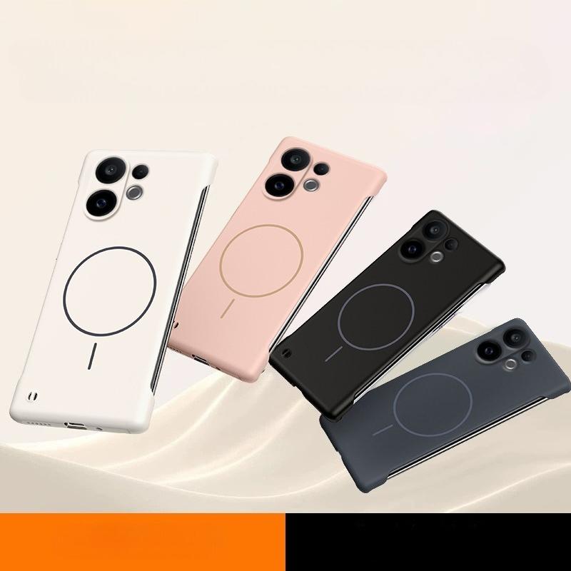 Frameless Magnetic Case for OPPO K13 Turbo Magsafe Wireless Charging Matte Ultra Thin Hard Back Cover for OPPO K13 Turbo Pro