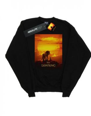Moletom com pôster do pôr do sol do filme Rei Leão para meninas