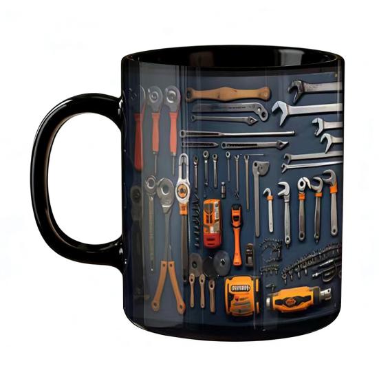 Hrnček mechanika Keramický Vtipný hrnek na kávu pro mechaniky a garážové nadšence Originální dárek pro manžela, tátu