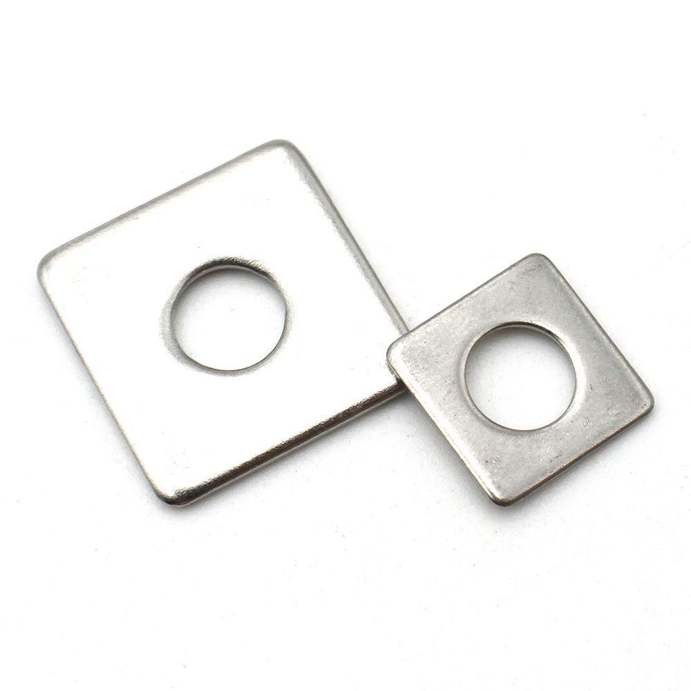 10Pcs M3-M20 Square Flat Washer Square Design Square Gasket  for Construction Machinery