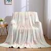 Blush Schleife Glitzer Flanell Decke Warm Weich Halloween Weihnachten Sofa Warm Gemütlich Dekorativ Dekor Geschenk für Alle Jahreszeiten