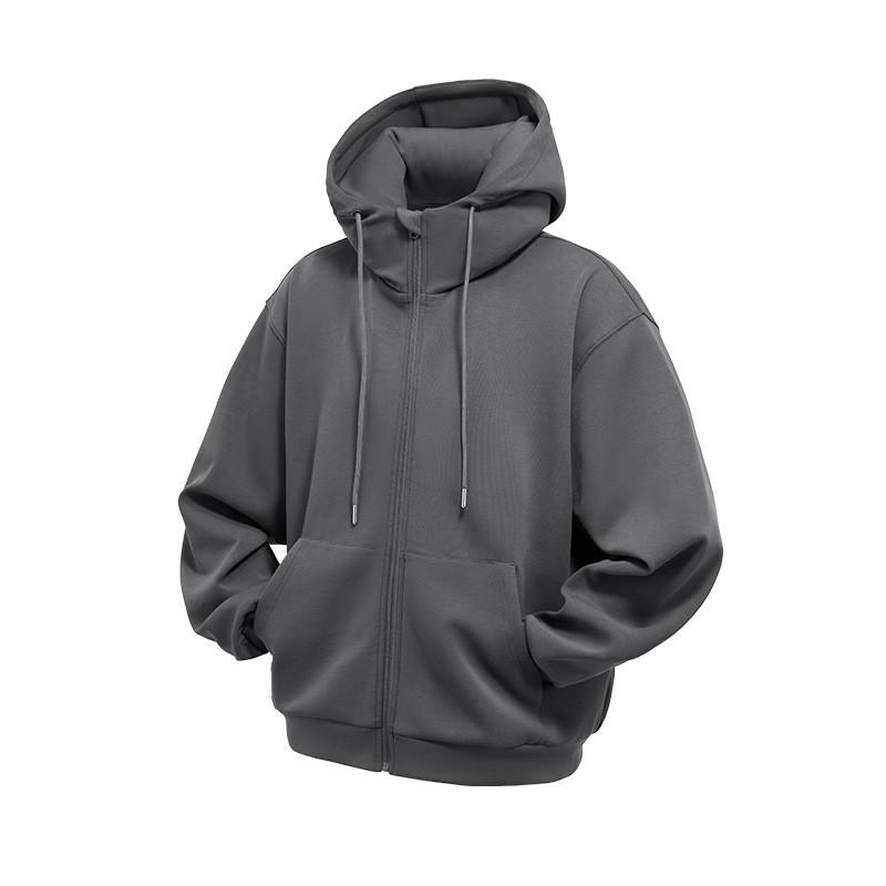 Joom Mens Lycra Travel Hoodie 350GSM Solid Color Loose Fit Winter Casual Sweatshirt