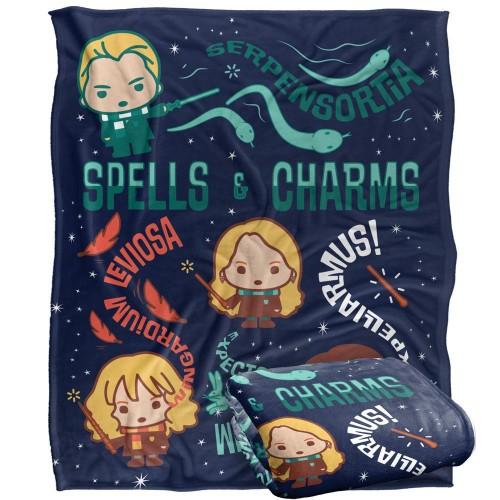 Harry Potter Spells & Charms Chibi Blanket