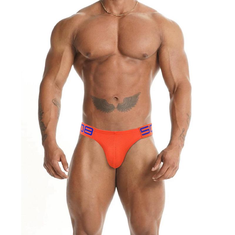 Herren Low Waist Mesh Dreiecks-Slips: Sexy, Atmungsaktiv, Hüfthebend, Ausbeulungsverstärkende Unterwäsche