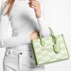Michael Kors MK Mirella Letter Logo Tote Bag Women Tote Green 35S3G7ZC5J-LIGHT-SAGE