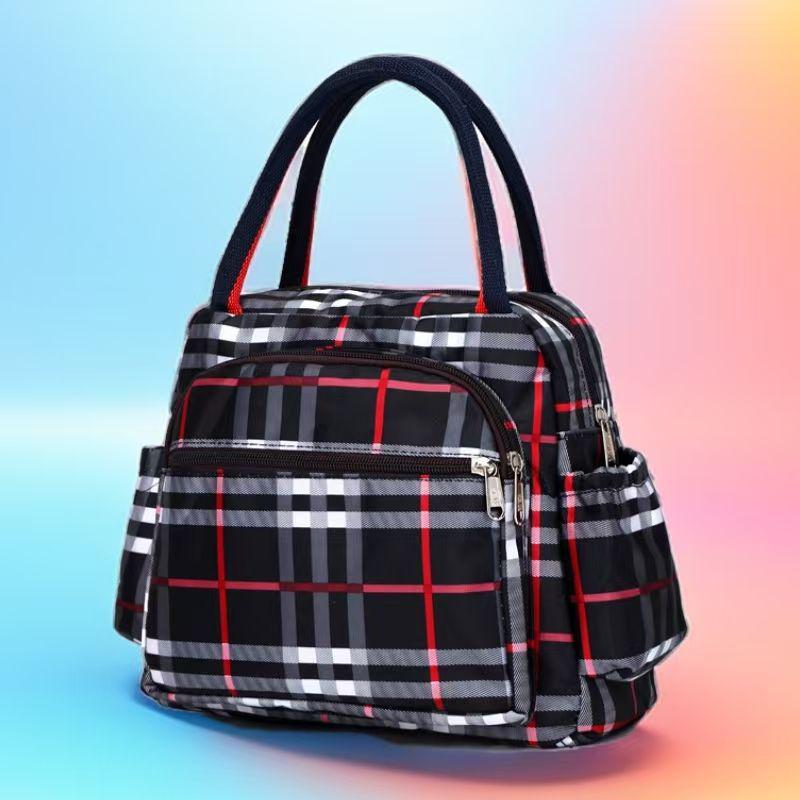 2025 High-End Multi-Pocket Floral Women's Tote Handbag