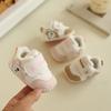 Autumn/Winter Baby Shoes - Fleece-Lined Soft Sole Cotton Shoes for Infant Warmth & First Walking (0-18 Months)