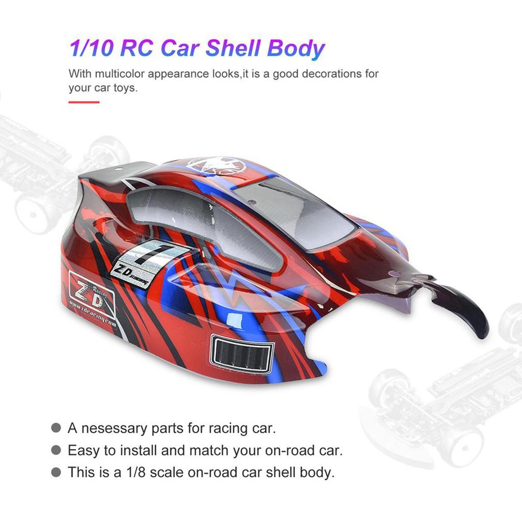 1/8 ZD Racing RC Truck Car Body Shell Cover For 1:8 Off-road Buggy 8459 9116 08427 RC Racing RC Car Parts PVC Car Shell Part